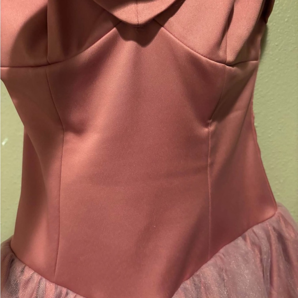 ✨Small-Laura Byrnes Black Label Bernadette Tulle strapless dusty rose Price FIRM - Picture 4 of 9